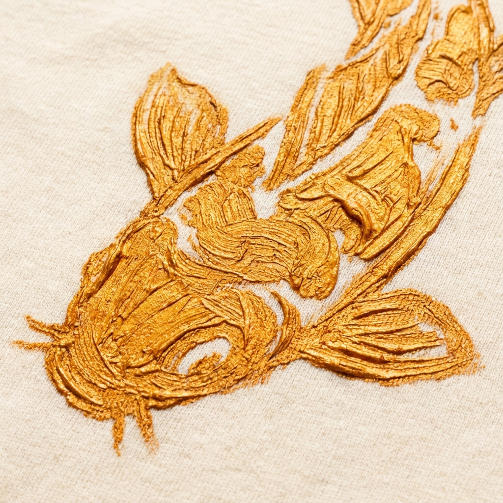 Golden Koi Tee view 3
