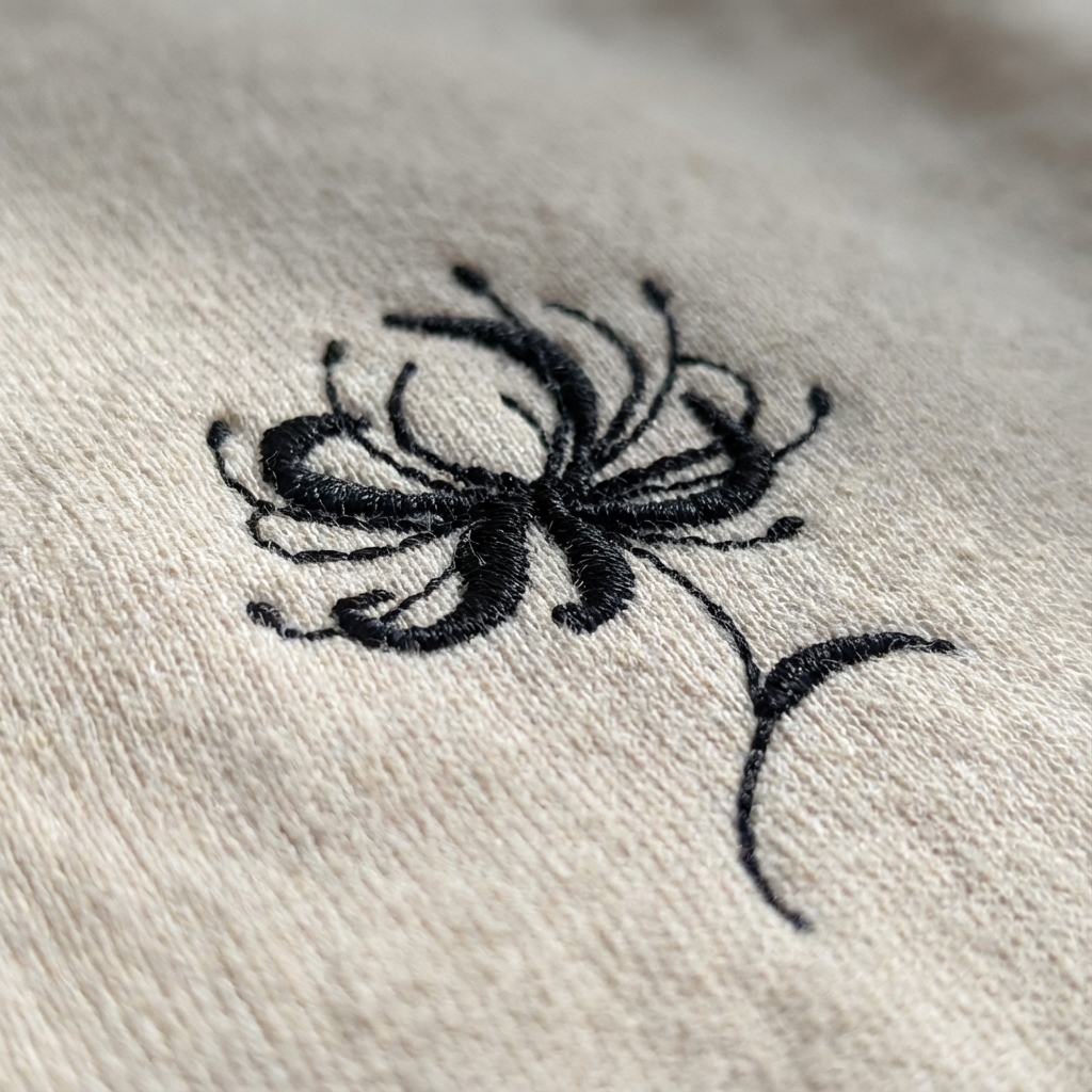 Spider Lily Cream Sweatshirt view 3