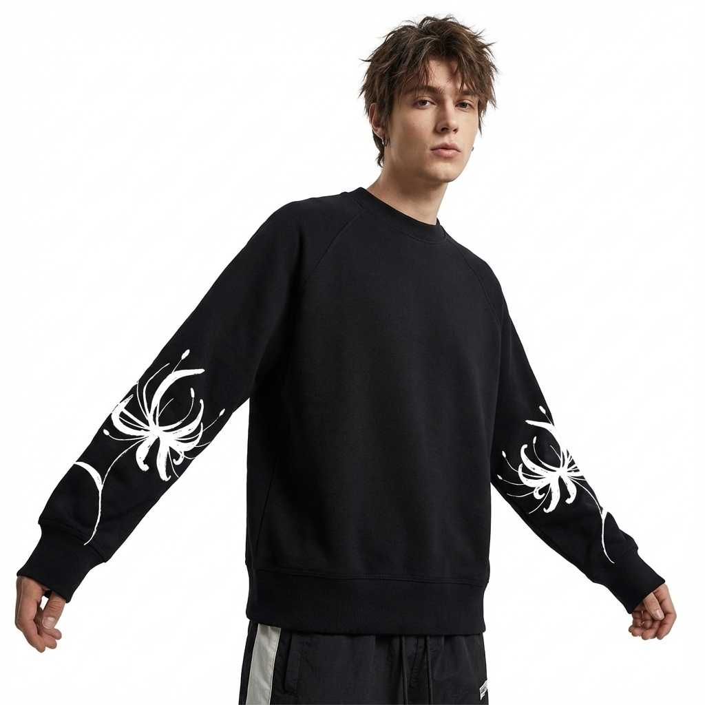 Night Lily Sleeve Sweatshirt view 2