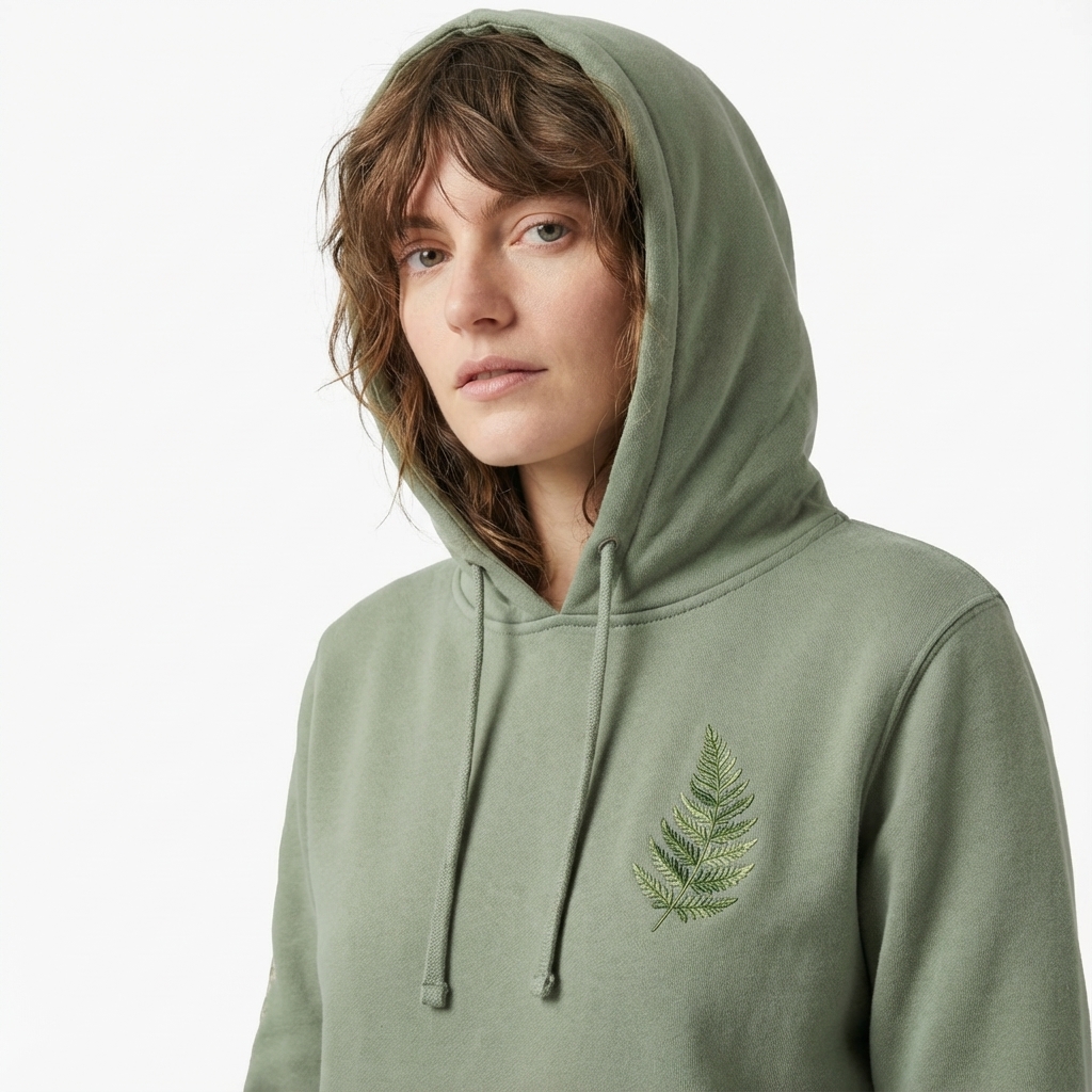 Fern Sage Hoodie view 2