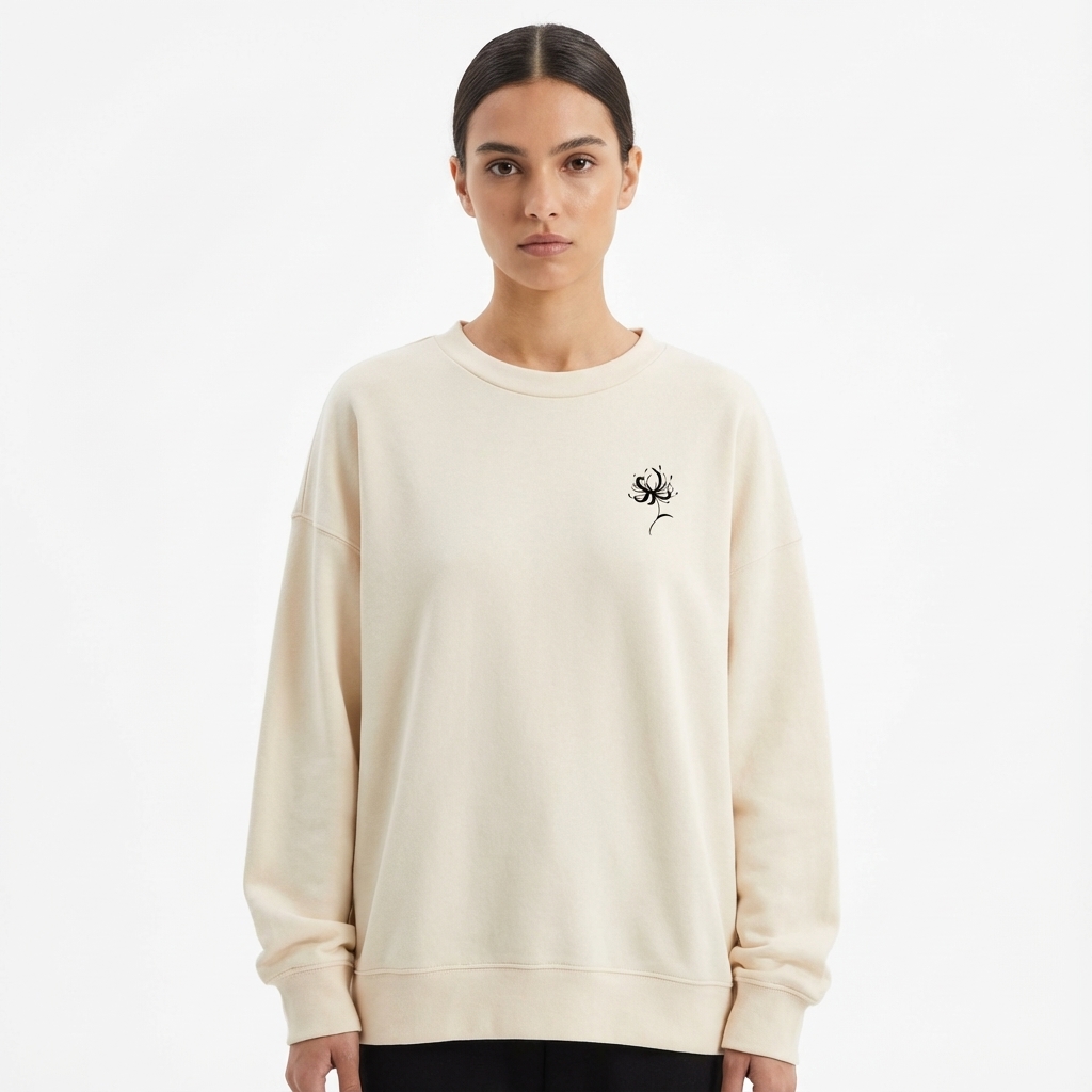 Spider Lily Cream Sweatshirt view 2